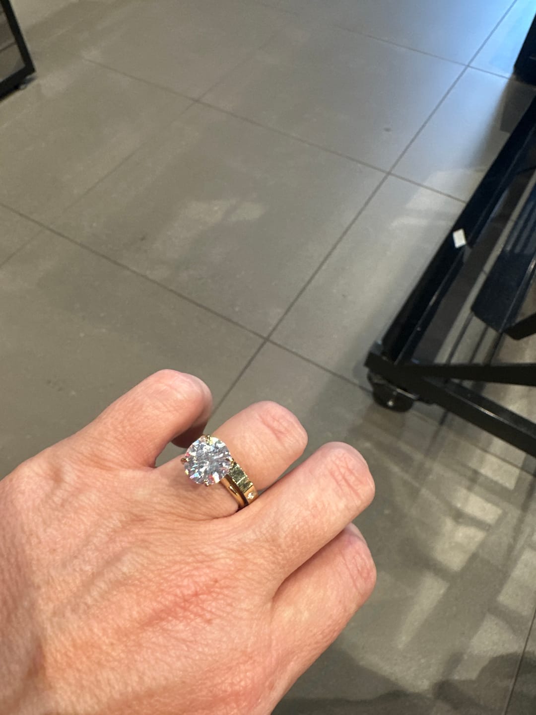 Customer photo review of Eternity Stacking Ring