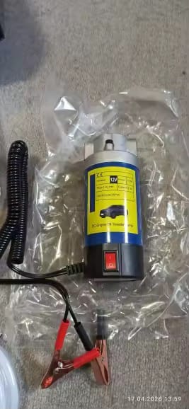 Customer photo review of FuelMover™ OilTransfer - Serva bilen utan oljekladdet.