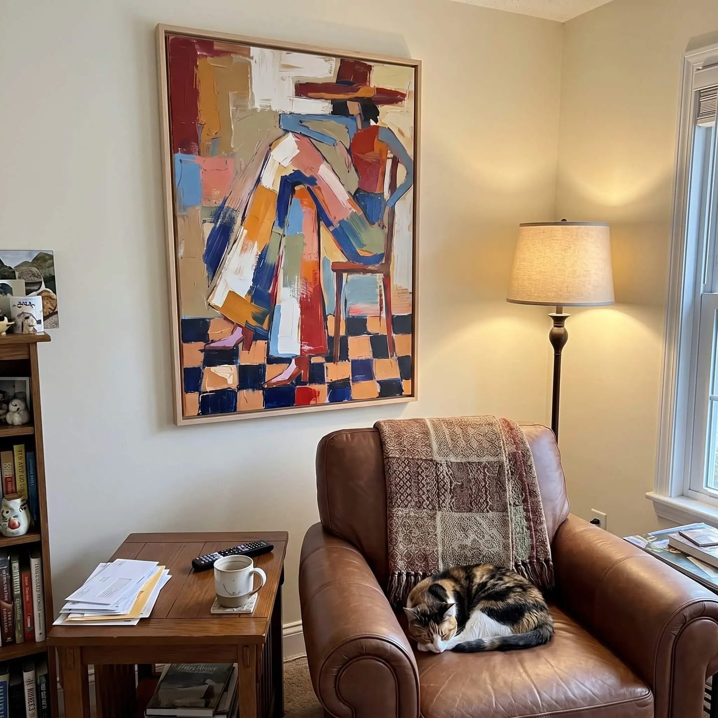 Customer photo review of Pop Art Checkered Figures #PO066