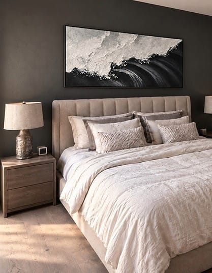 Customer photo review of Dancing with the Sea — Coastal Wall Art