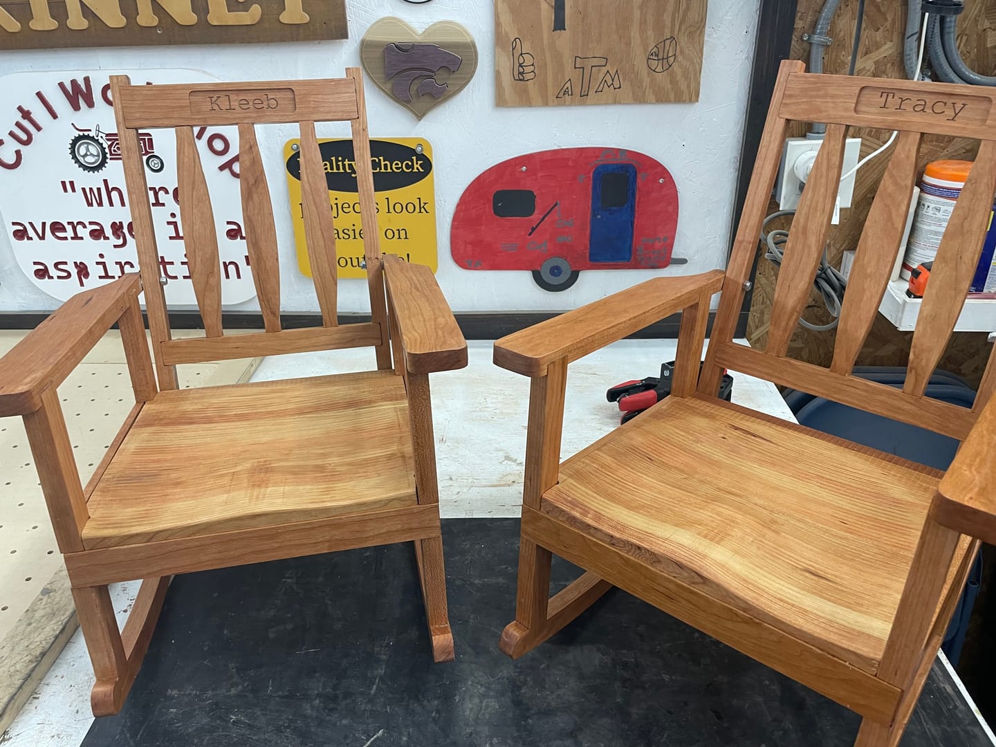 Customer photo review of Kids Rocking Chair Digital File