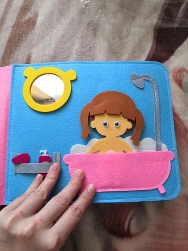 Customer photo review of Montessori Book™- Interactive Educational Book