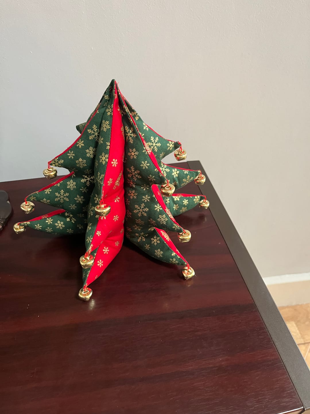 Customer photo review of Mini Trees Christmas Cotton Fabric
