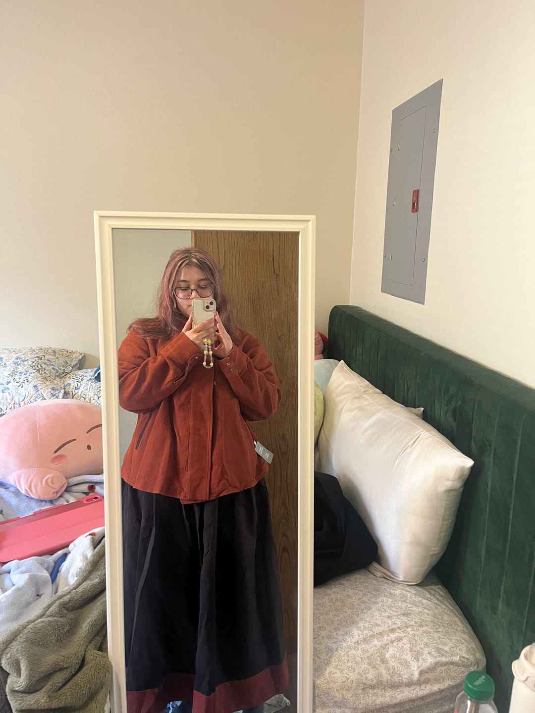 Customer photo review of Wumu Hongzhong 乌木红棕 Ebony Red Modernized Tang Double-Sided Cotton Quilt Yuanling Coat & Zhequn Skirt Set