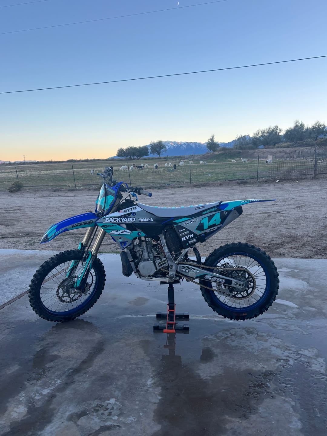 Customer photo review of Custom Seat Cover: 2025 Yamaha YZ250