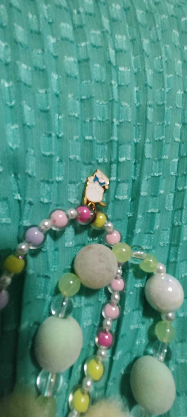 Customer photo review of Sanrio Kawaii Aesthetic DIY Beaded Phone Strap