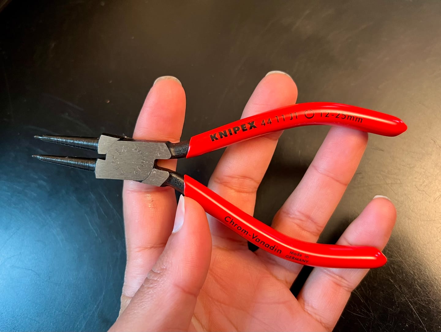 Customer photo review of Knipex 44 11 J1 5 1/2" Internal Snap Ring Pliers-Forged Tips