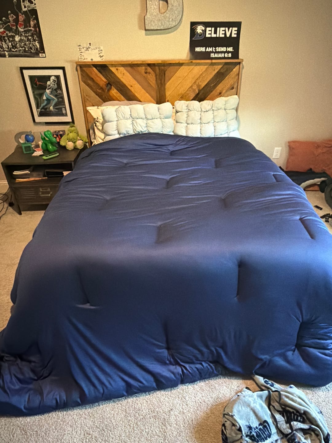 Customer photo review of MarshMellow Comforter
