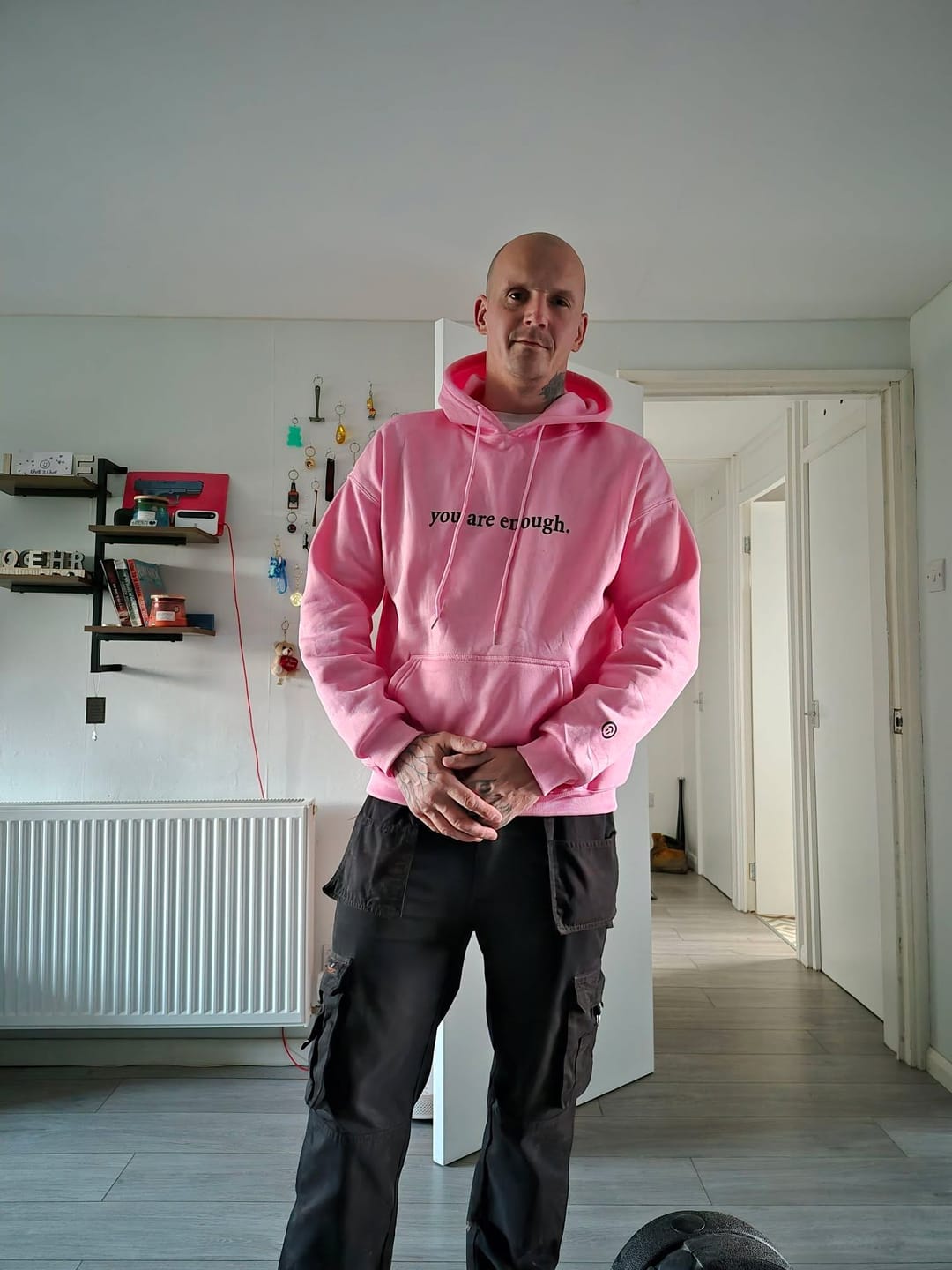 Customer photo review of Dear Person Behind Me (You are enough) Hoodie