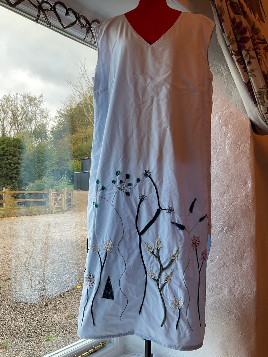 Customer photo review of Plain 100% Cotton Lawn Fabric