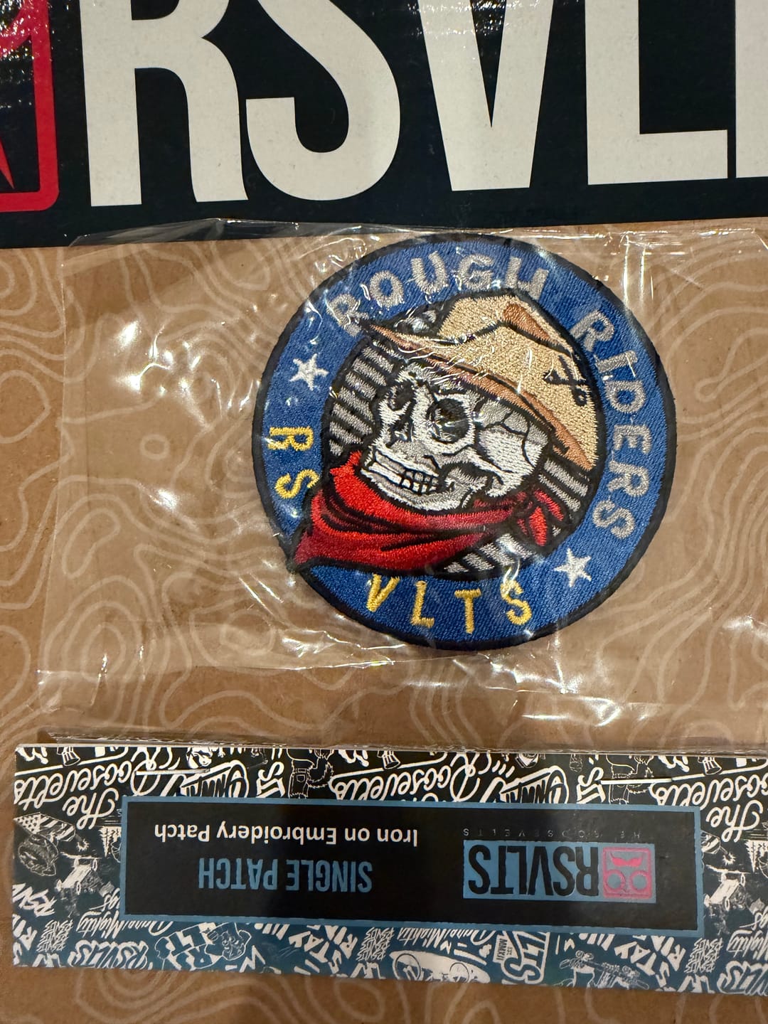 Customer photo review of Roosevelts Travel Patch