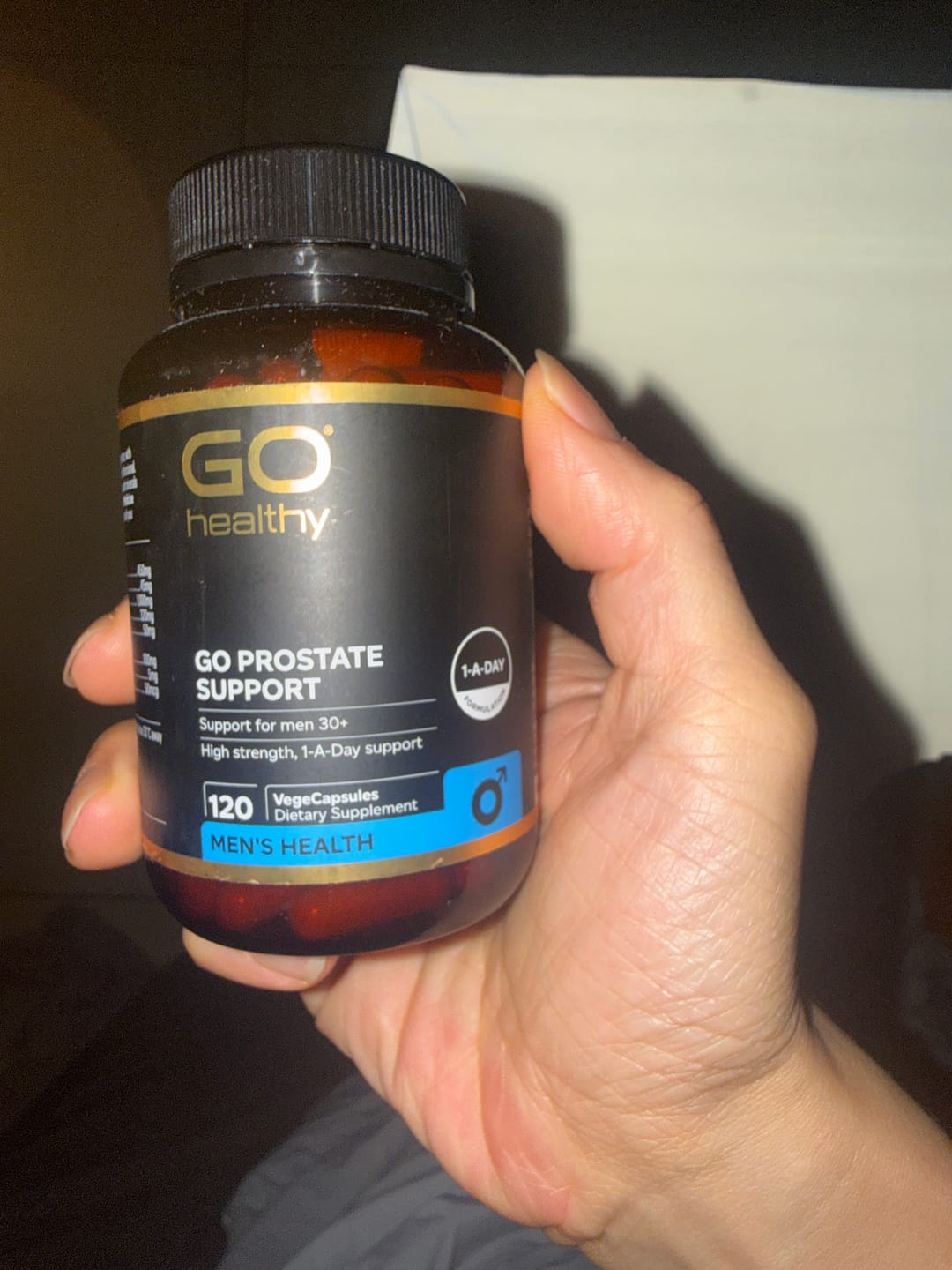 Customer photo review of GO Healthy Prostate Support 120 VegeCapsules
