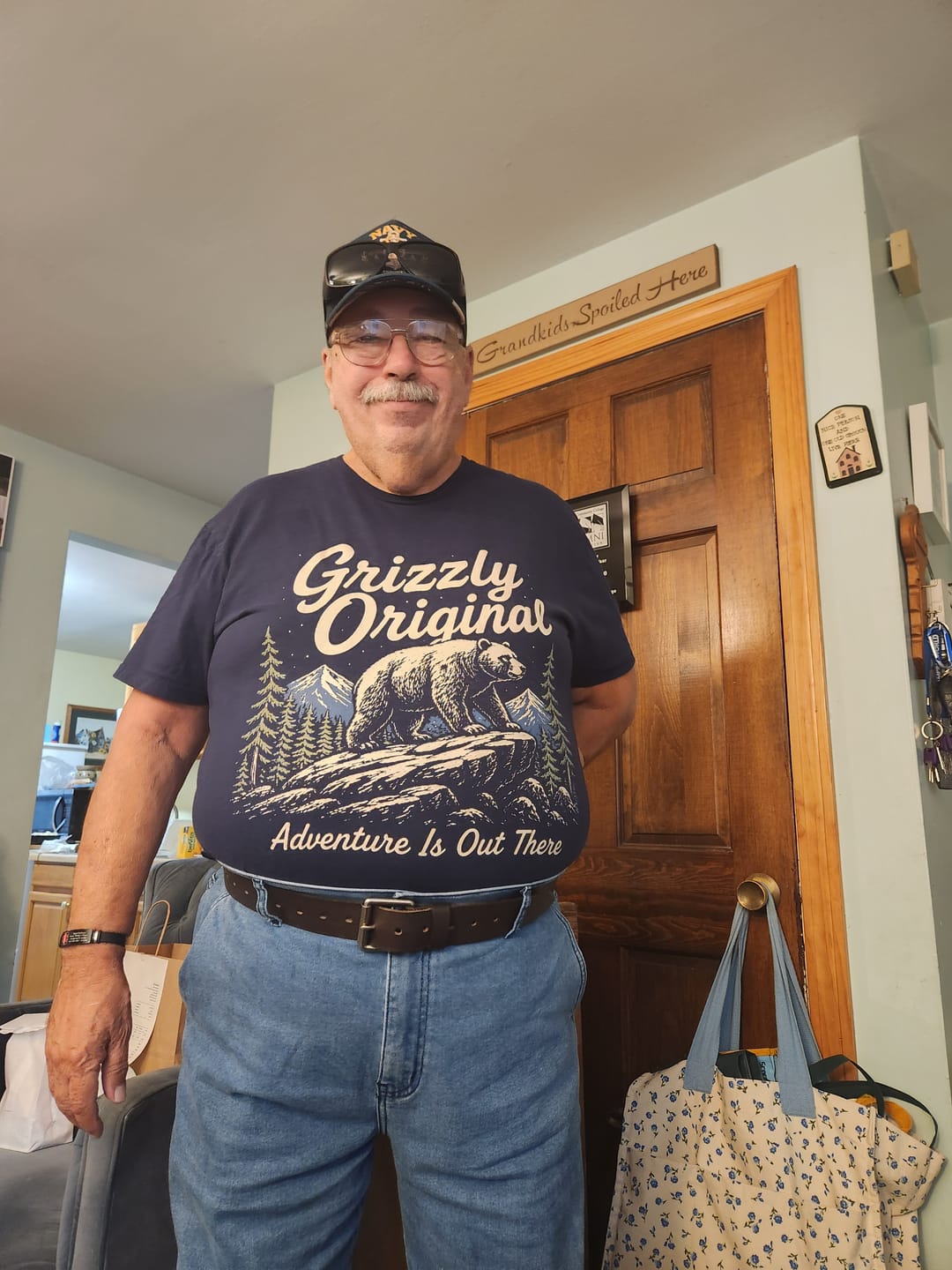 Customer photo review of Limited Edition Grizzly Mystery T-Shirt