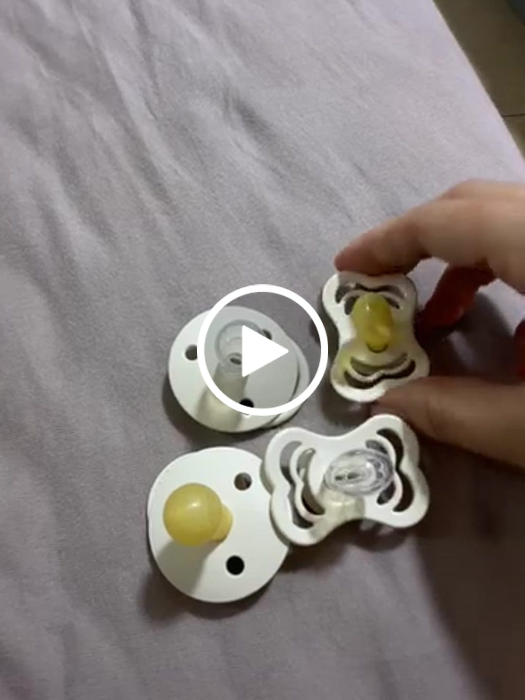 Customer video review of Bibs New Baby Pacifiers Try It Collection - Pack of 4 (Size 1)