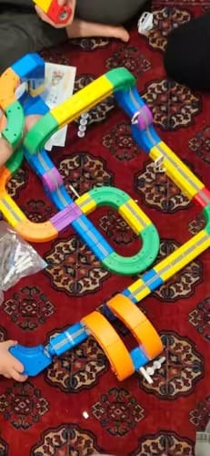 Customer photo review of Montessori Puzzle Track™ - Zero Gravity Tower Track