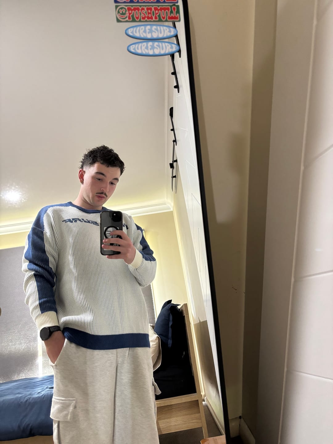 Customer photo review of Surf Knit Ocean Blue