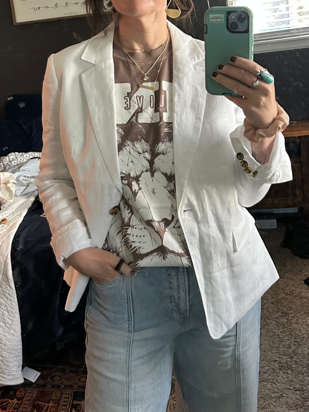 Customer photo review of Long Live The King Shirt | Lion King Shirt