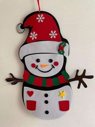 Customer photo review of Montessori Christmas™- Christmas Tree🎄 and Snowman⛄️