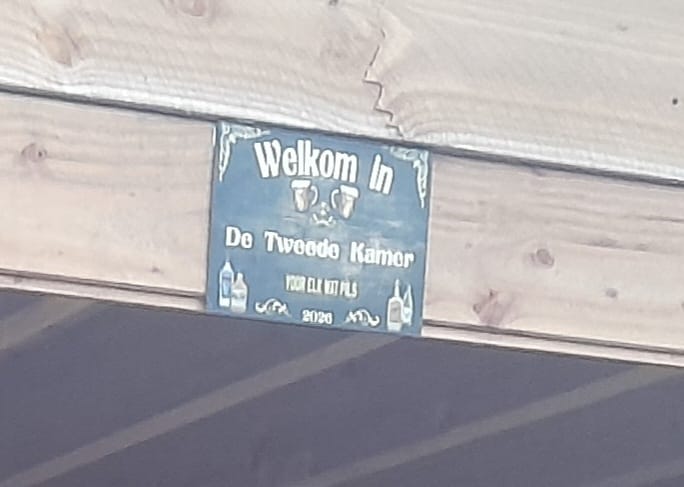 Customer photo review of Mijn bar - Indoor-Deurbord