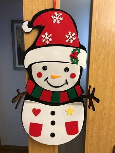 Customer photo review of Montessori Christmas™- Christmas Tree🎄 and Snowman⛄️