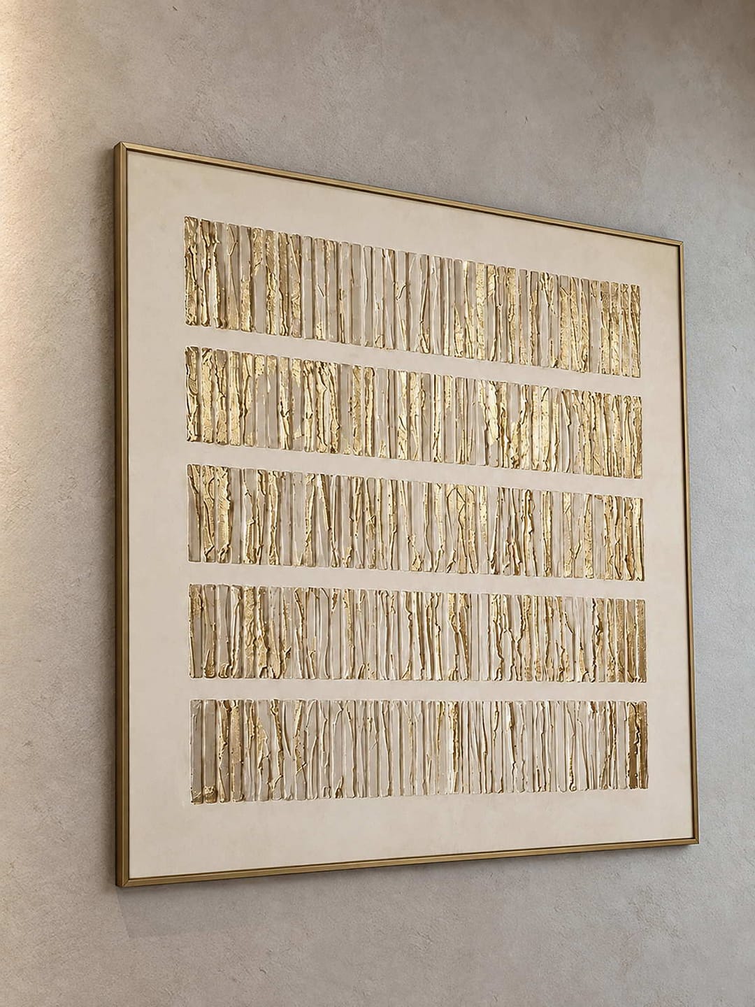 Customer photo review of Quiet Intervals — Abstract Wall Art