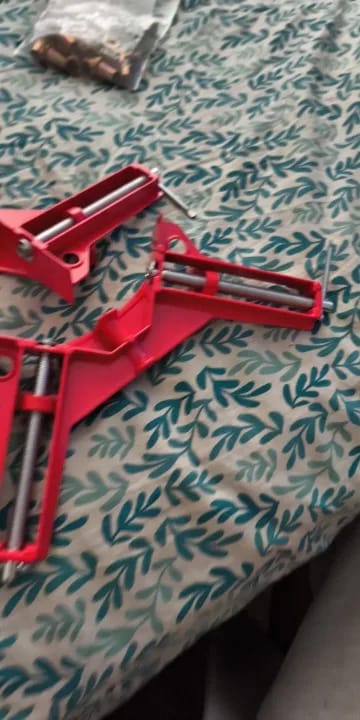 Customer photo review of 90° Corner Clamp for Frames, Boxes & Cabinets