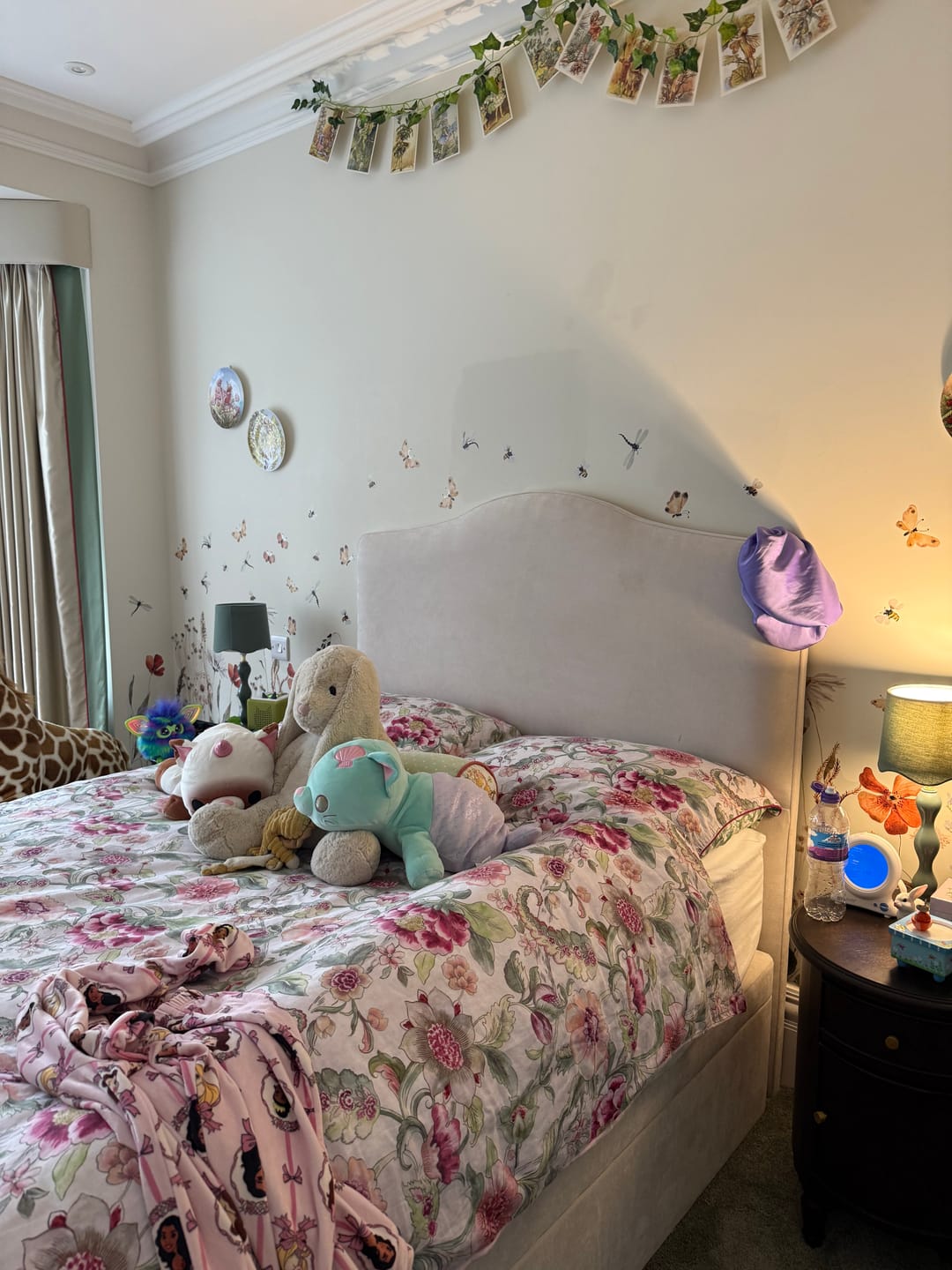Customer photo review of Wild Flower Wall Decal Border (Bottom)