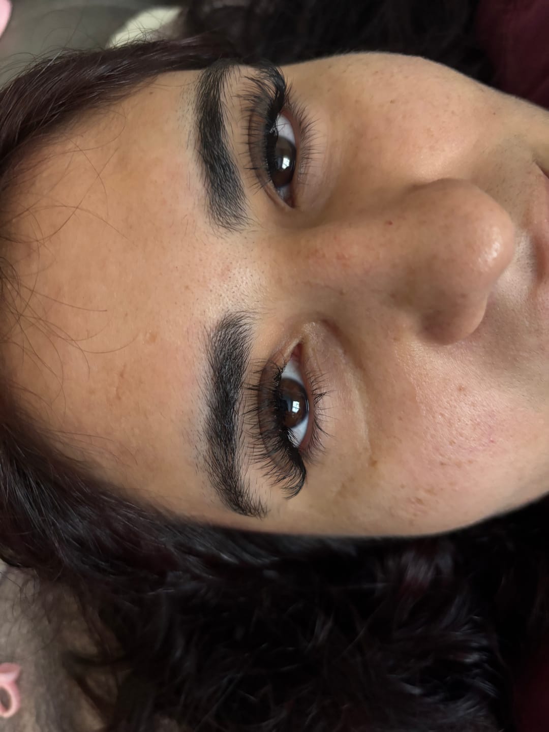 Customer photo review of 7D Spike Fan Lashes