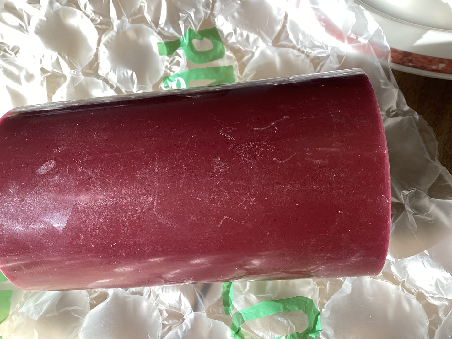 Customer photo review of LED Bloklys Ø 7,5 x 12,5 cm Bourgogne