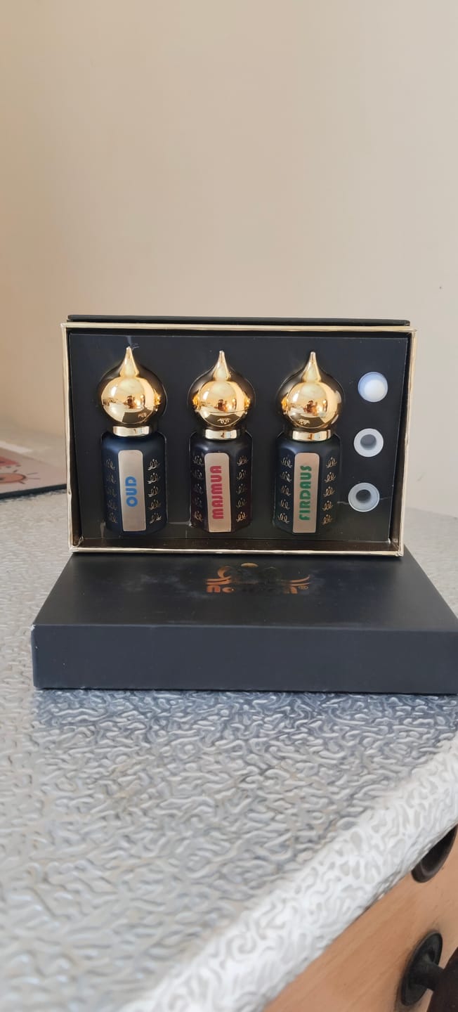Customer photo review of Pack of 3 Perfection - Oud, Majmua, Firdaus