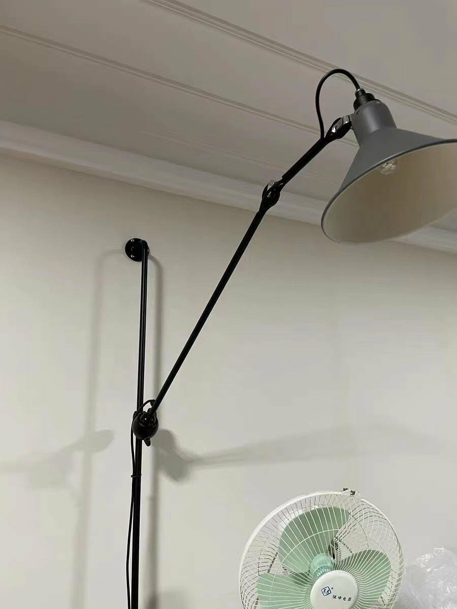 Customer photo review of Slim Metal Wall Light, Adjustable Arm, Plug In, Wall Sconce
