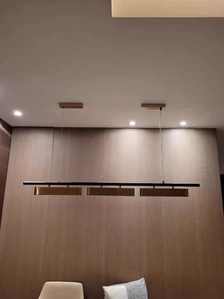 Customer photo review of Aldevra Modern Linear LED Chandelier