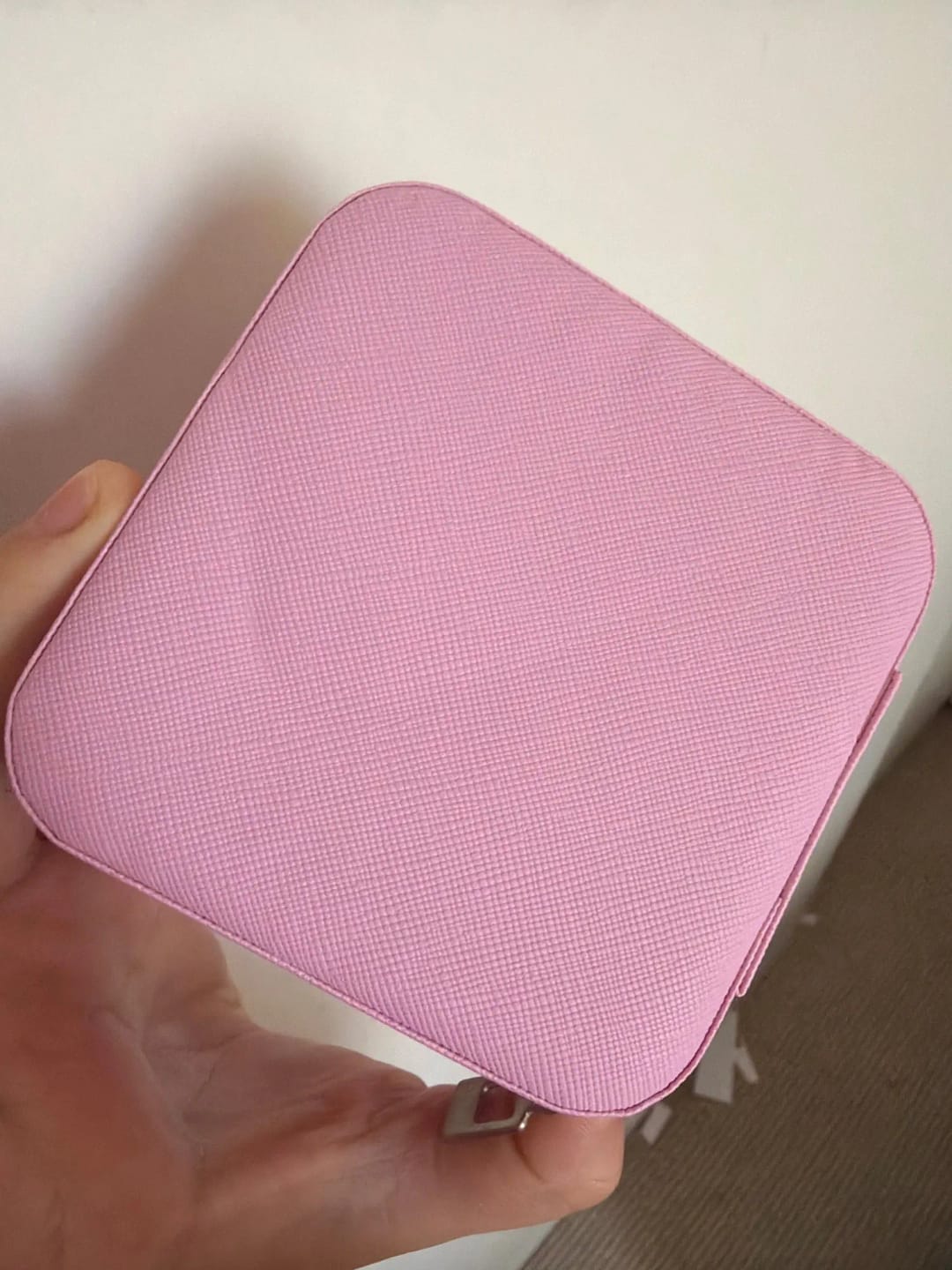 Customer photo review of Boîte à bijoux pour fille en cuir – Design haut de gamme