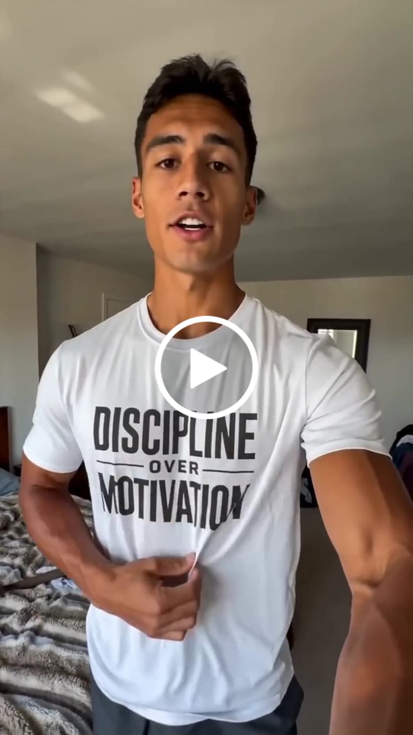 Customer video review of Discipline Over Motivation T-Shirt