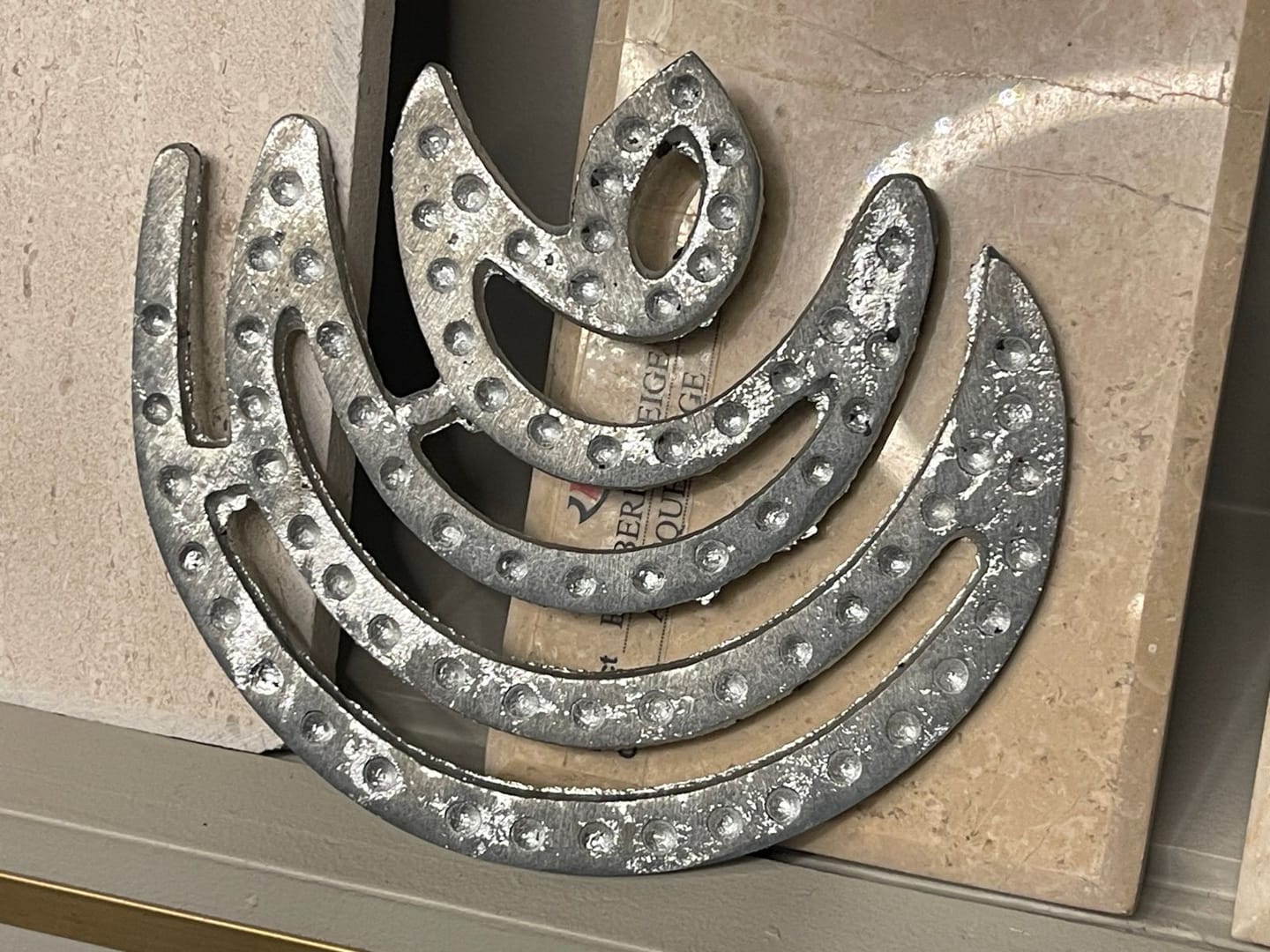 Customer photo review of Zinc Moon Helix – Vastu Remedy for North-East Direction Correction | Water Element Harmony | 4 & 6 Inch