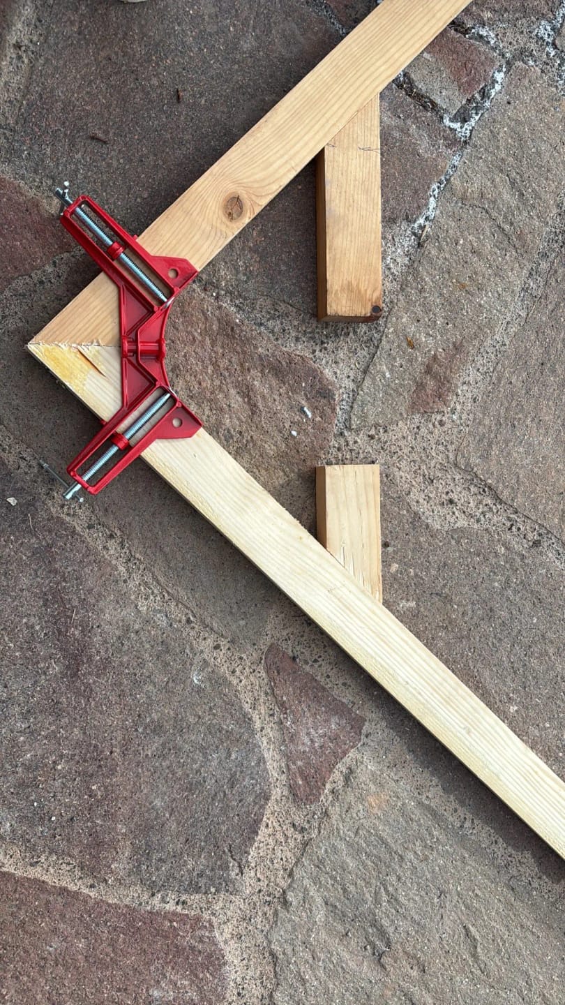 Customer photo review of 90° Corner Clamp for Frames, Boxes & Cabinets