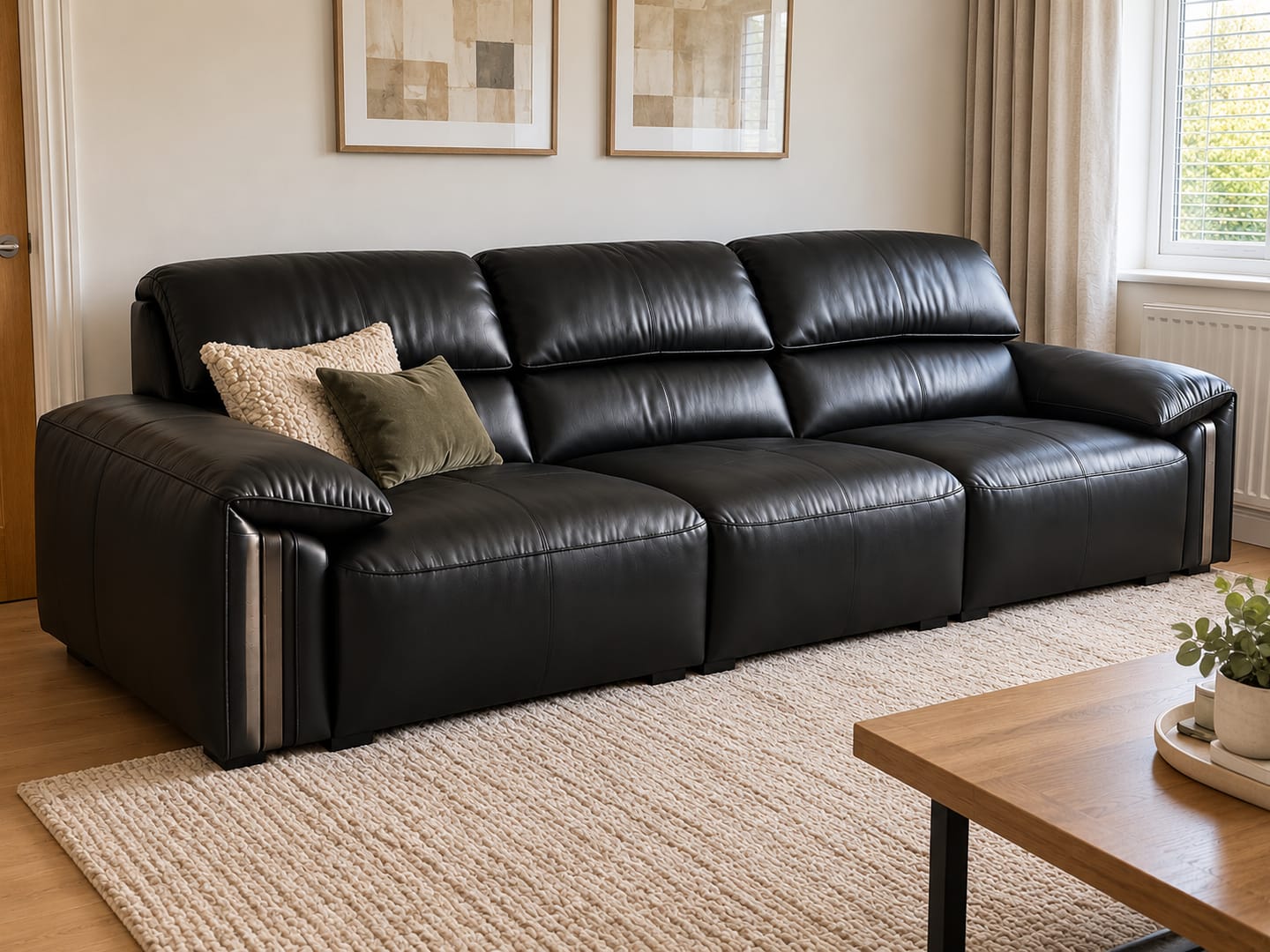Customer photo review of Hartford 3-Seater Sofa (Brown)