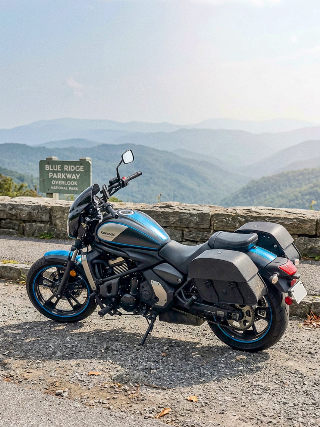 Customer photo review of 28L - Baelor Medium Quick Mount Kawasaki Vulcan S VN650 Motorcycle Saddlebags