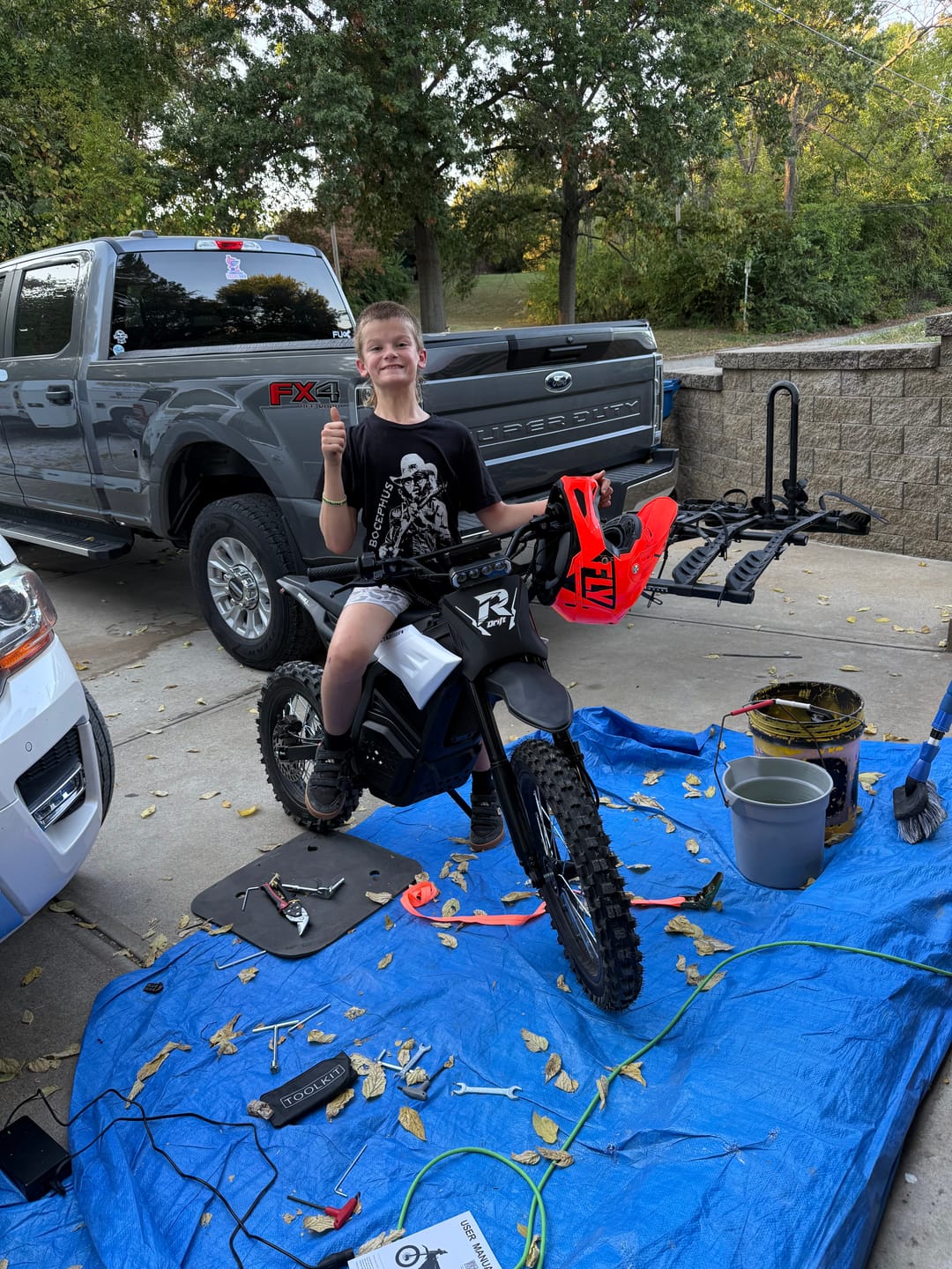 Customer photo review of Eskute® NOVA RR 5500W Electric Dirt Bike