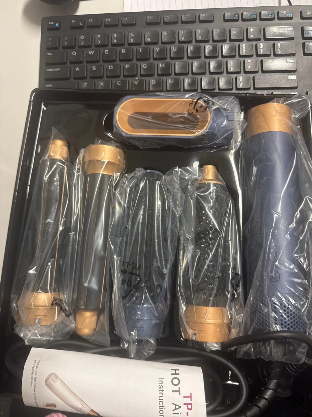 Customer photo review of AQUALYA HairPro™ 5-in-1 – One Gift, Five Styling Tools + Heat Protector