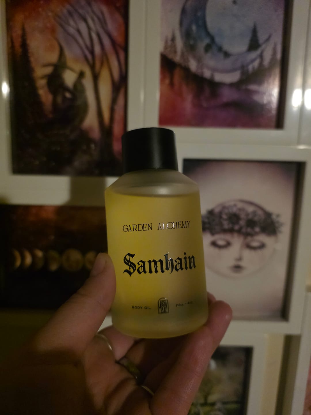 Customer photo review of SAMHAIN body oil (seasonal)