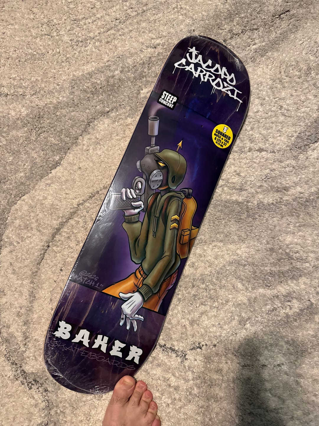 Customer photo review of BAKER JACOPO CAROZZI KATCH1 8.125 SKATEBOARD DECK