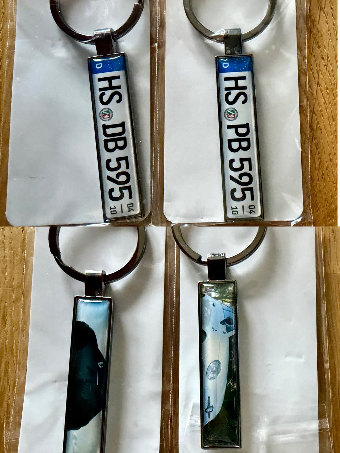 Customer photo review of Kennzeichen Schlüsselanhänger Mini Nummernschild Metall