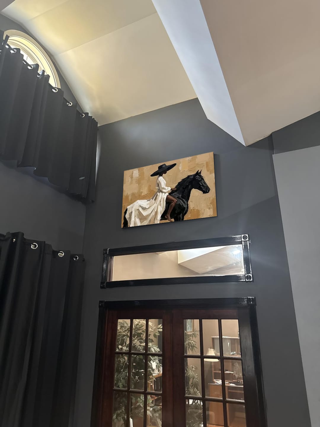 Customer photo review of Vintage Americana Art | Ivory Reins Drift #VA078
