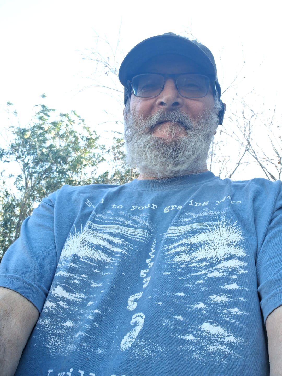 Customer photo review of Footprints T-Shirt