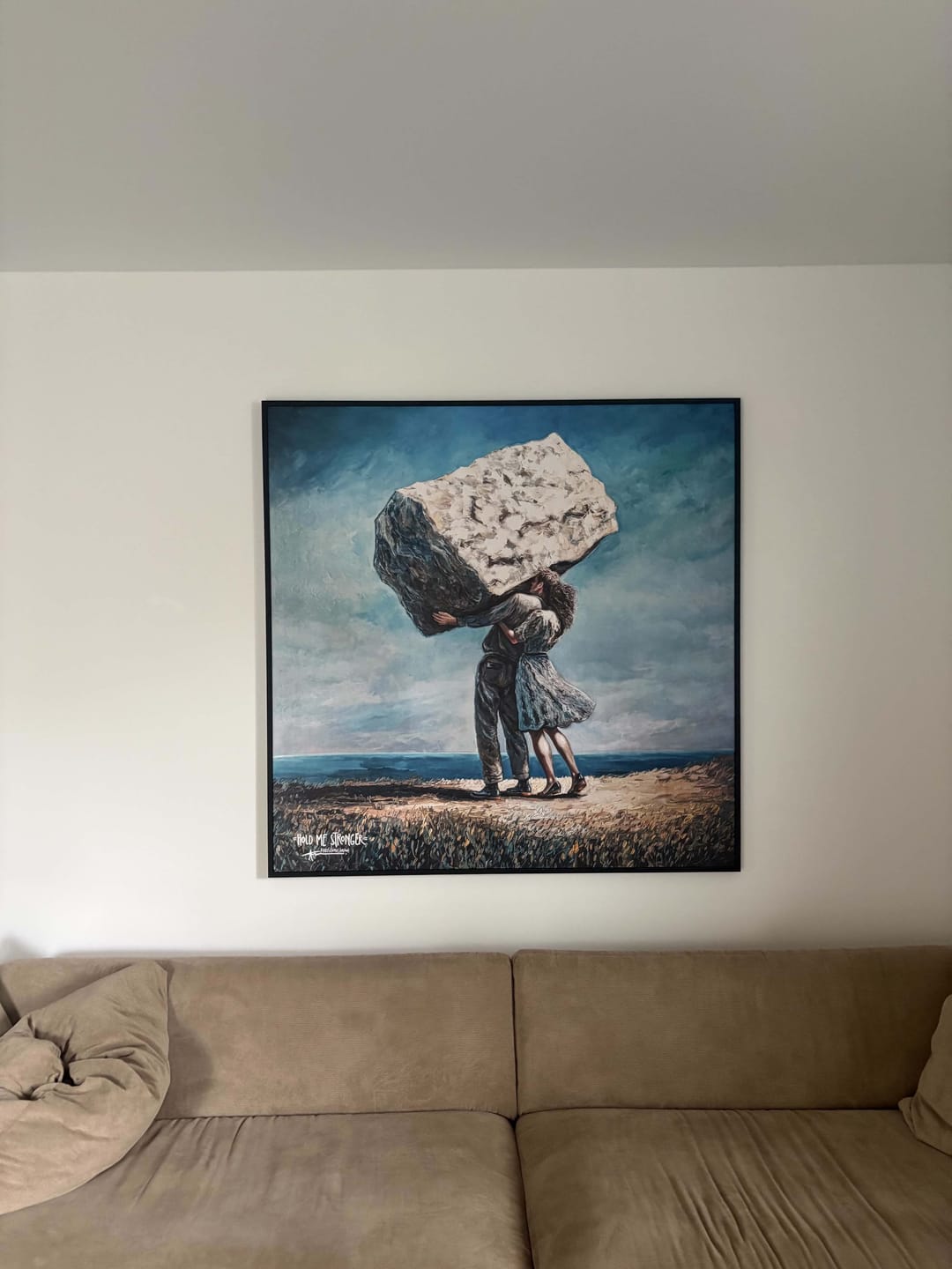Customer photo review of Paveikslas “Hold Me Stronger"