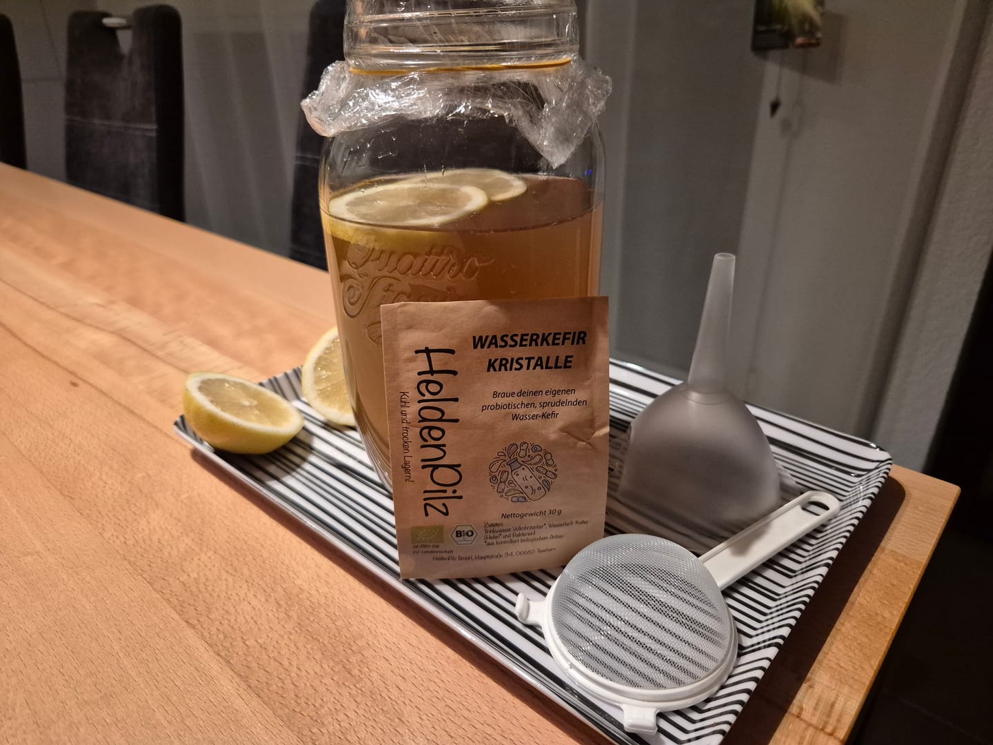 Customer photo review of BIO Wasserkefir Kristalle (30g)