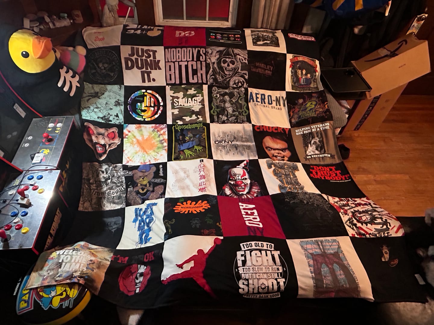 Customer photo review of Project Repat T-Shirt Quilt