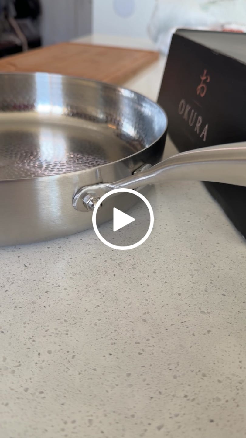 Customer video review of Hand-Hammered High-Wall Titanium Pan