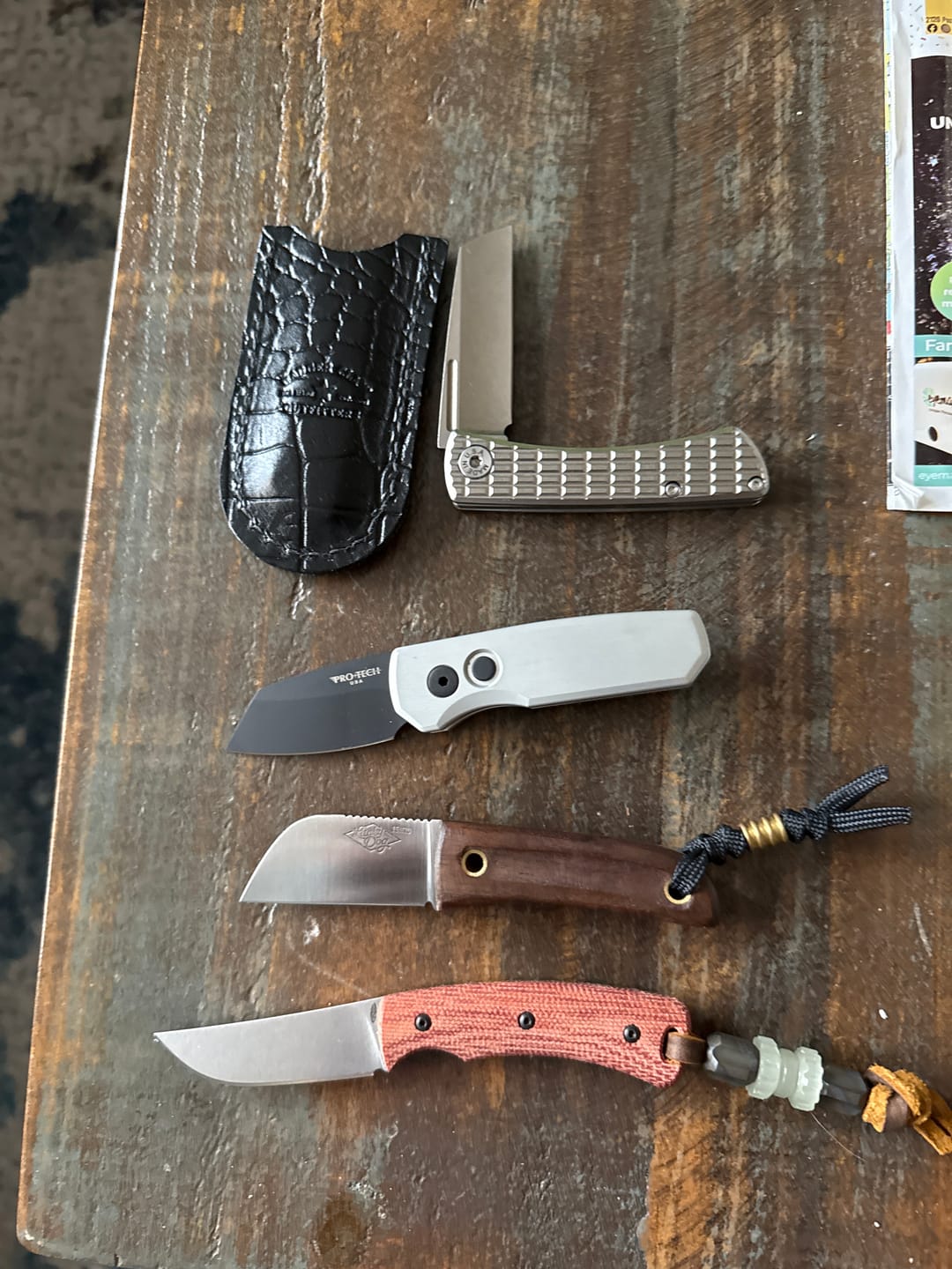 Customer photo review of Badger Claw Outfitters Prototype Pocket Slip for American Blade Works Slip Joint - Made in USA (BCO-SLIP-PROTO)